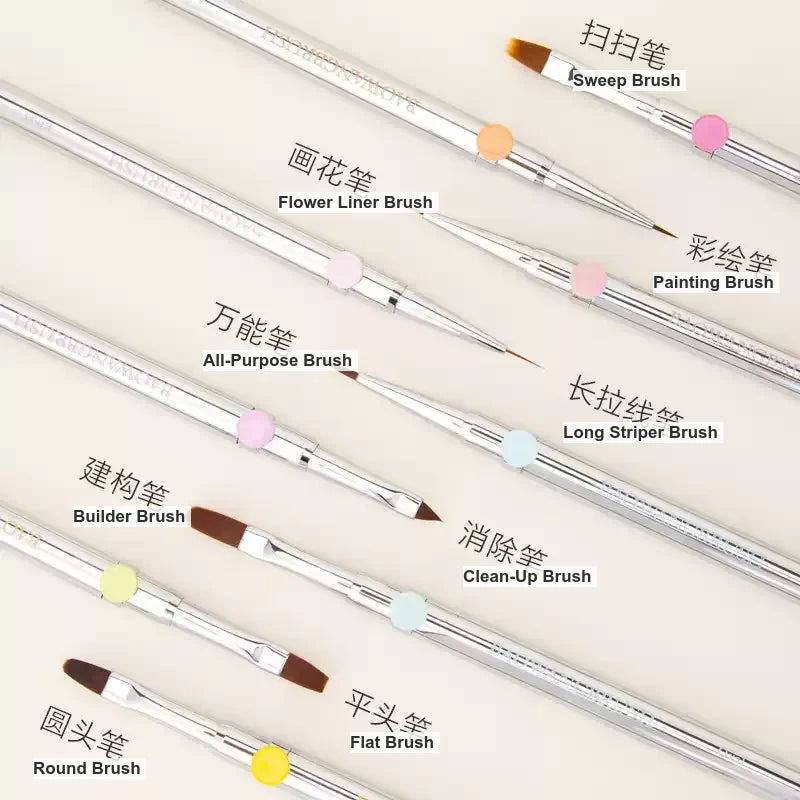 BW Small Sugar Bean Nail Brush