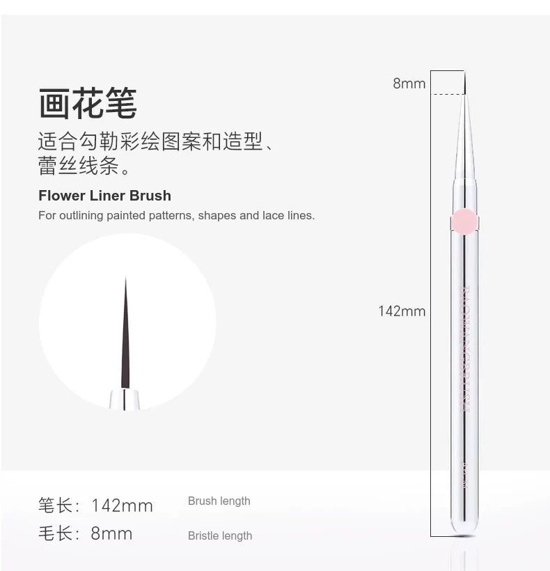 BW Small Sugar Bean Nail Brush