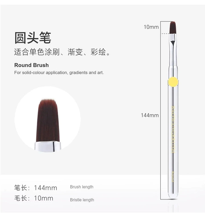 BW Small Sugar Bean Nail Brush