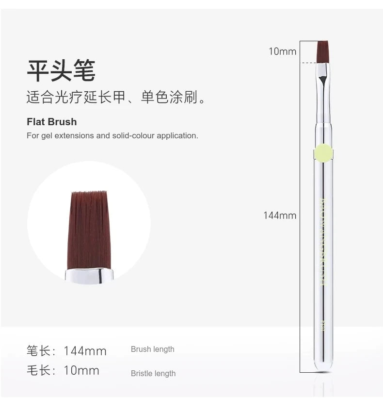 BW Small Sugar Bean Nail Brush