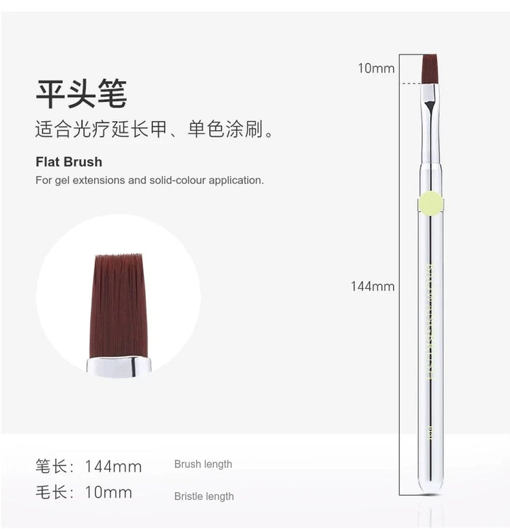 BW Small Sugar Bean Nail Brush