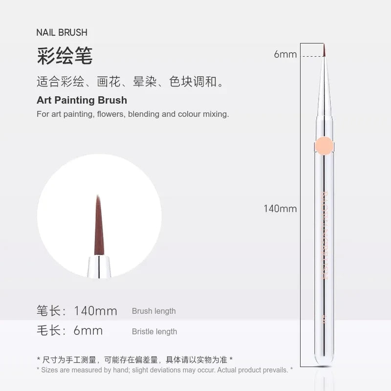 BW Small Sugar Bean Nail Brush