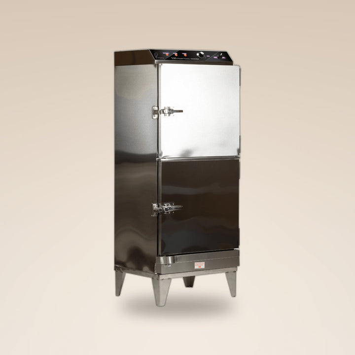 Fiori S30-2 Door steam towel warmer, two-door stainless steel cabinet on legs