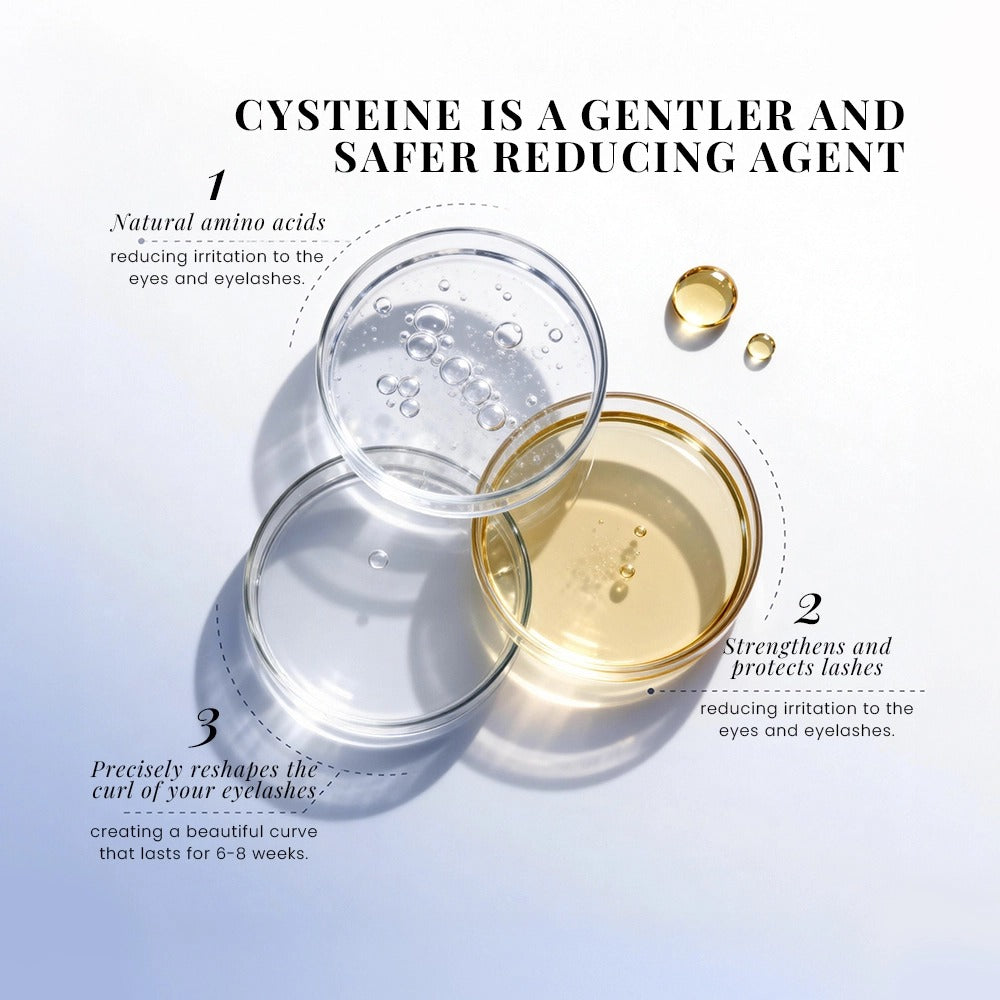 Gollee Lash Lift Kit, cysteine-based perm lotion