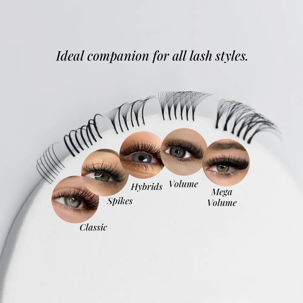 Gollee Thin &amp; Fast Glue A-02, lash styles: classic, spikes, hybrid, volume, mega volume