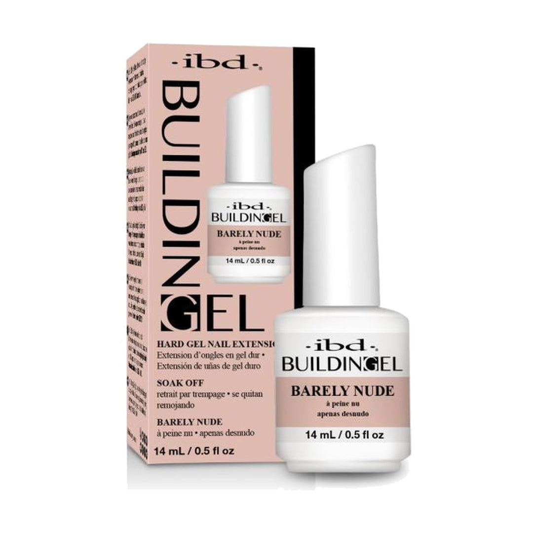 ibd Building Gel Barely Nude 0.5 oz bottle and box