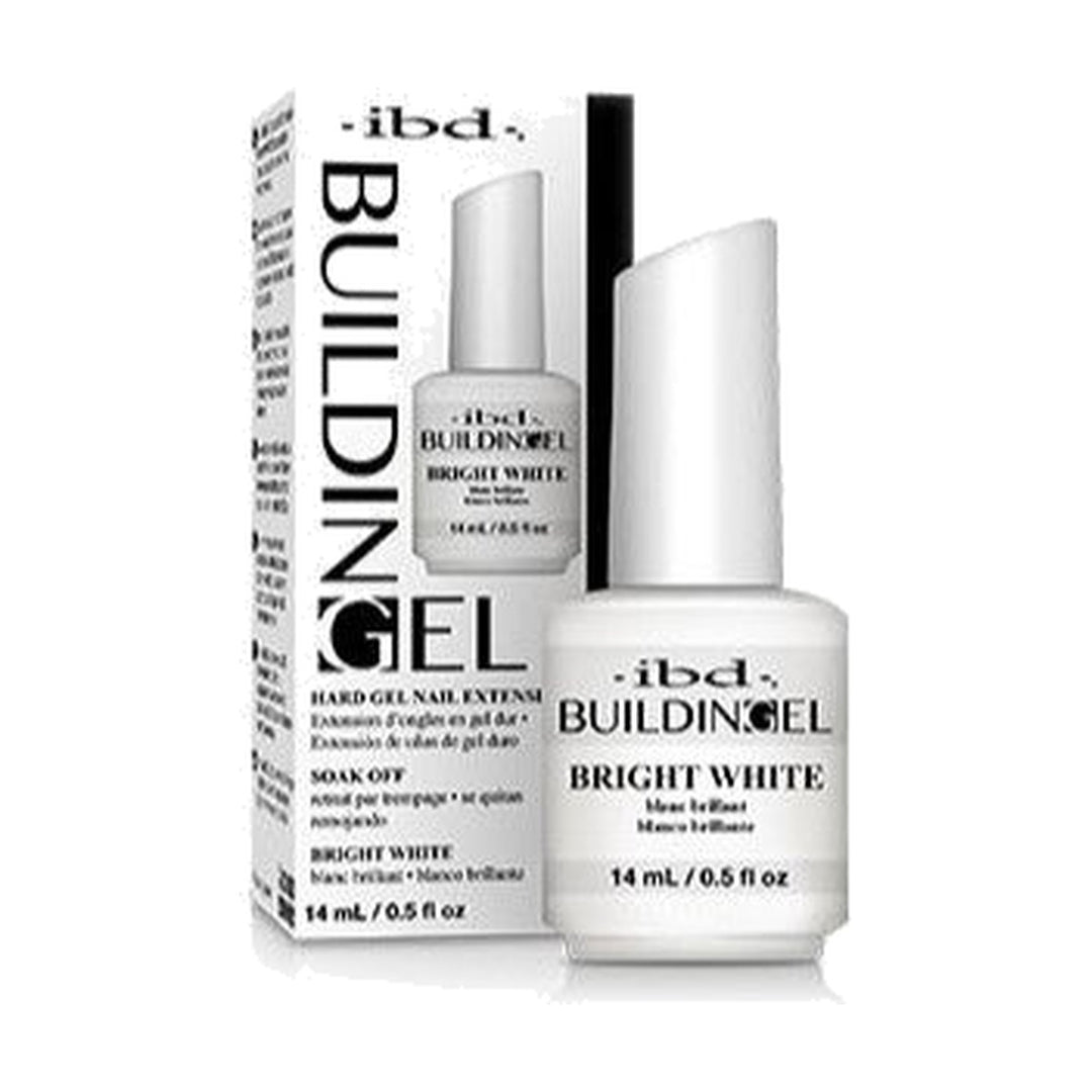 ibd Building Gel Bright White 0.5 oz bottle and box