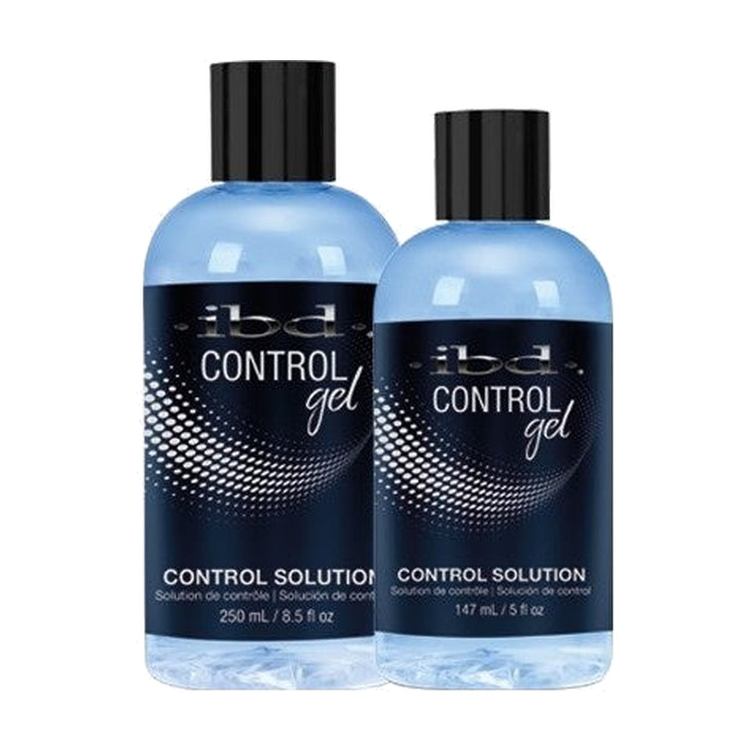 ibd Control Gel Control Solution bottles, 250 ml and 147 ml