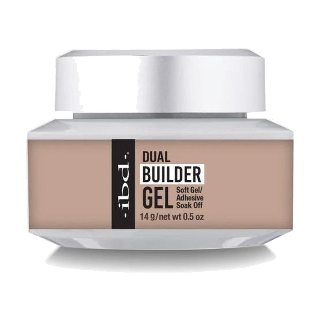 ibd Dual Builder Gel Cool Nude 0.5 oz jar