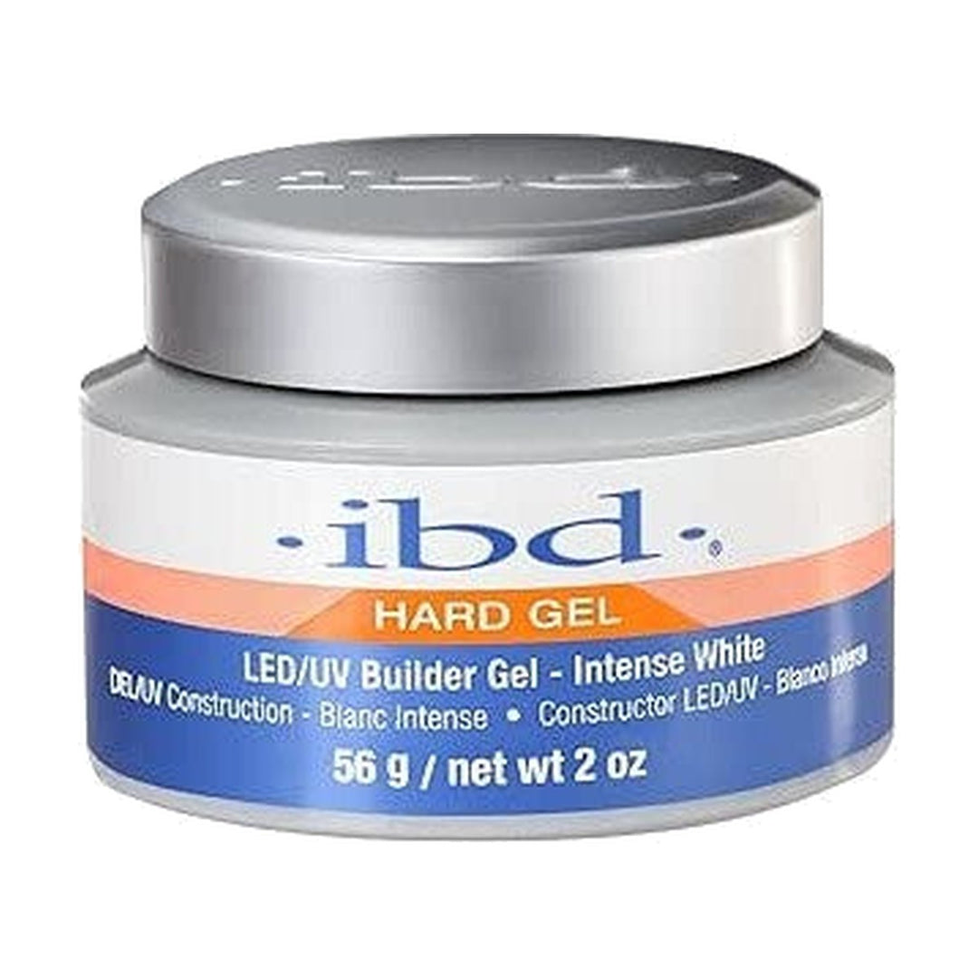 ibd Hard Gel LED/UV Builder Gel Intense White 2 oz jar