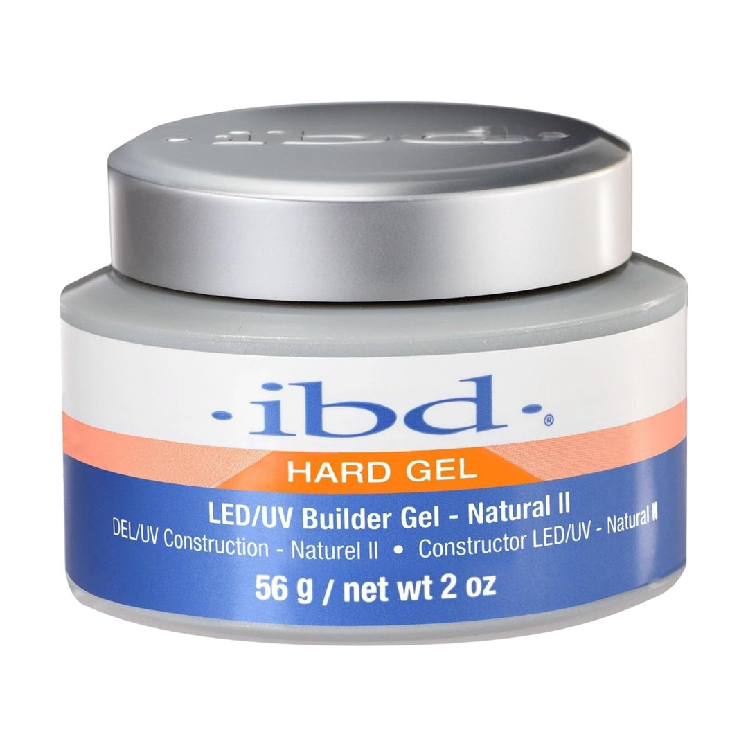 ibd Hard Gel LED/UV Builder Gel Natural II 2 oz jar