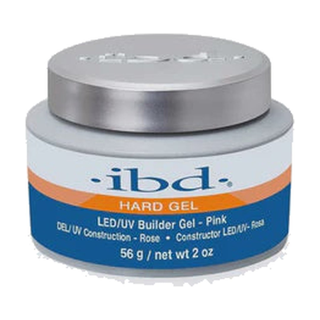 ibd Hard Gel LED/UV Builder Gel Pink 2 oz jar