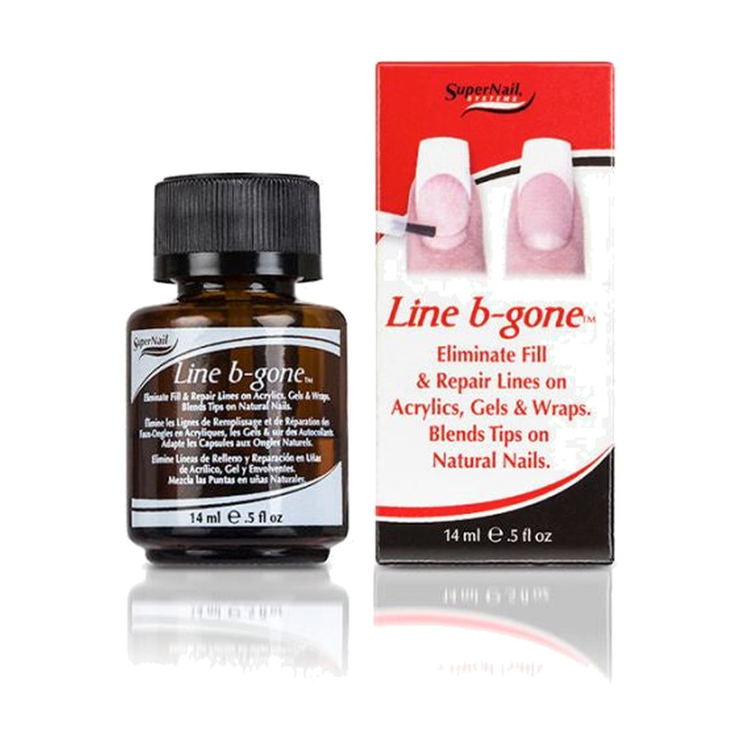 SuperNail Line B-Gone 0.5 fl oz bottle and box