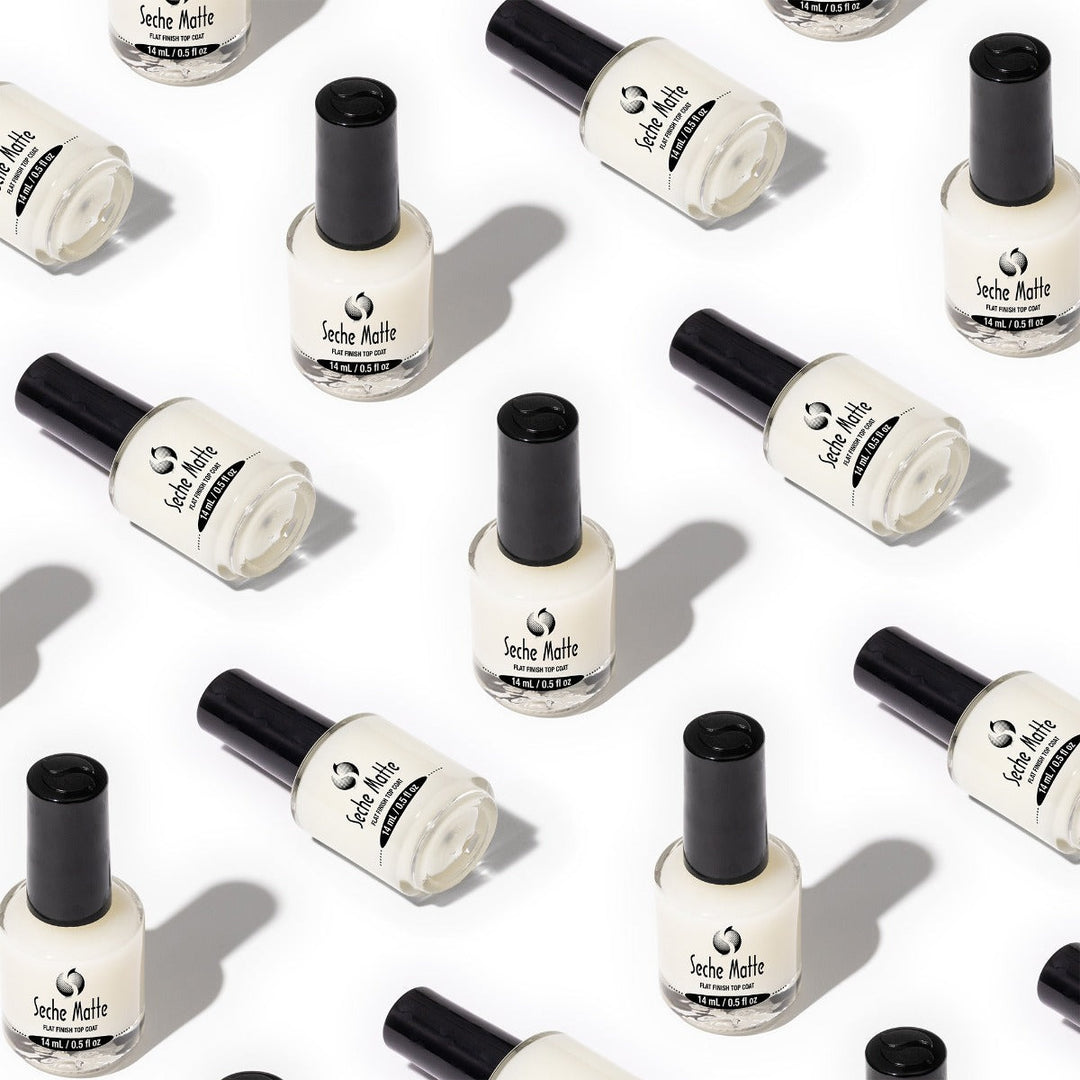 Seche Matte Flat Finish Top Coat 哑光 Top Coat：多瓶排列图