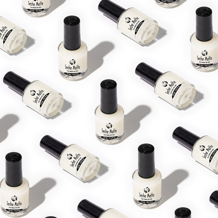 Seche Matte Flat Finish Top Coat 哑光 Top Coat：多瓶排列图
