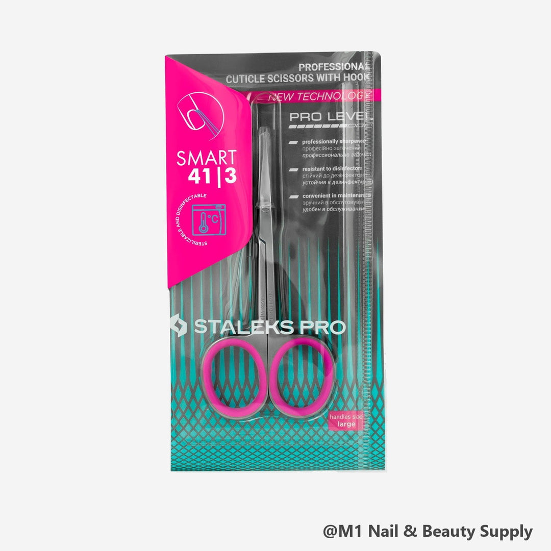 Staleks Smart 41 cuticle scissors with hook SS-41/3 (view 2)
