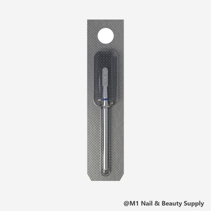 Staleks diamond nail drill bit, cylinder rounded 2.3/8mm, blue medium grit (view 2)