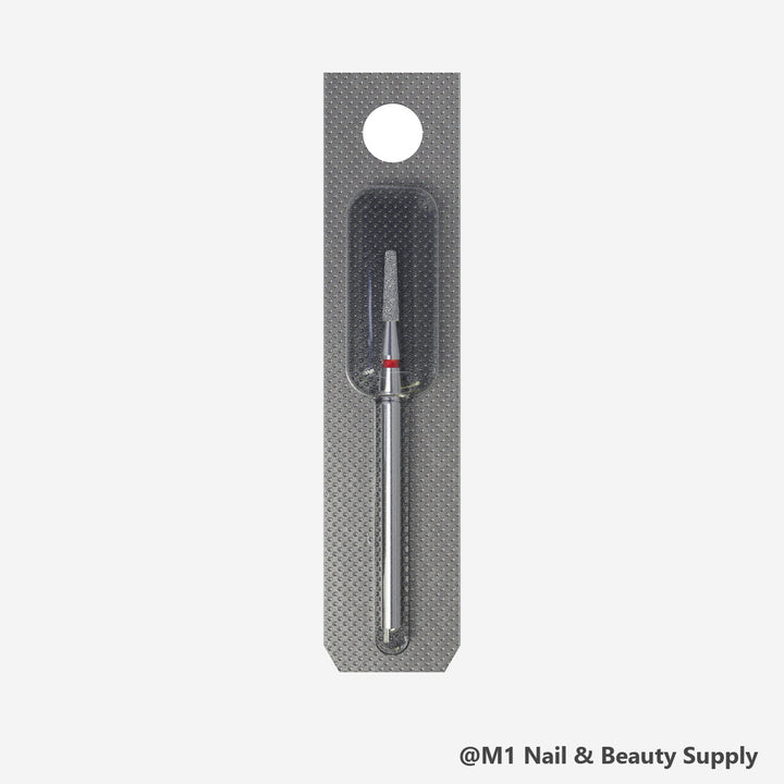 Staleks diamond nail drill bit, frustum 1.8/8mm, red fine grit (view 2)