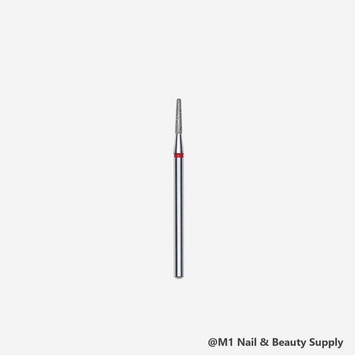 Staleks diamond nail drill bit, frustum 1.8/8mm, red fine grit