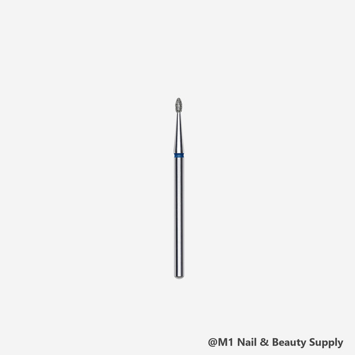 Staleks diamond nail drill bit, rounded bud, blue medium grit