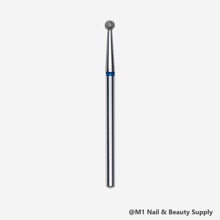 Staleks diamond nail drill bit, ball 2.5mm, blue medium grit