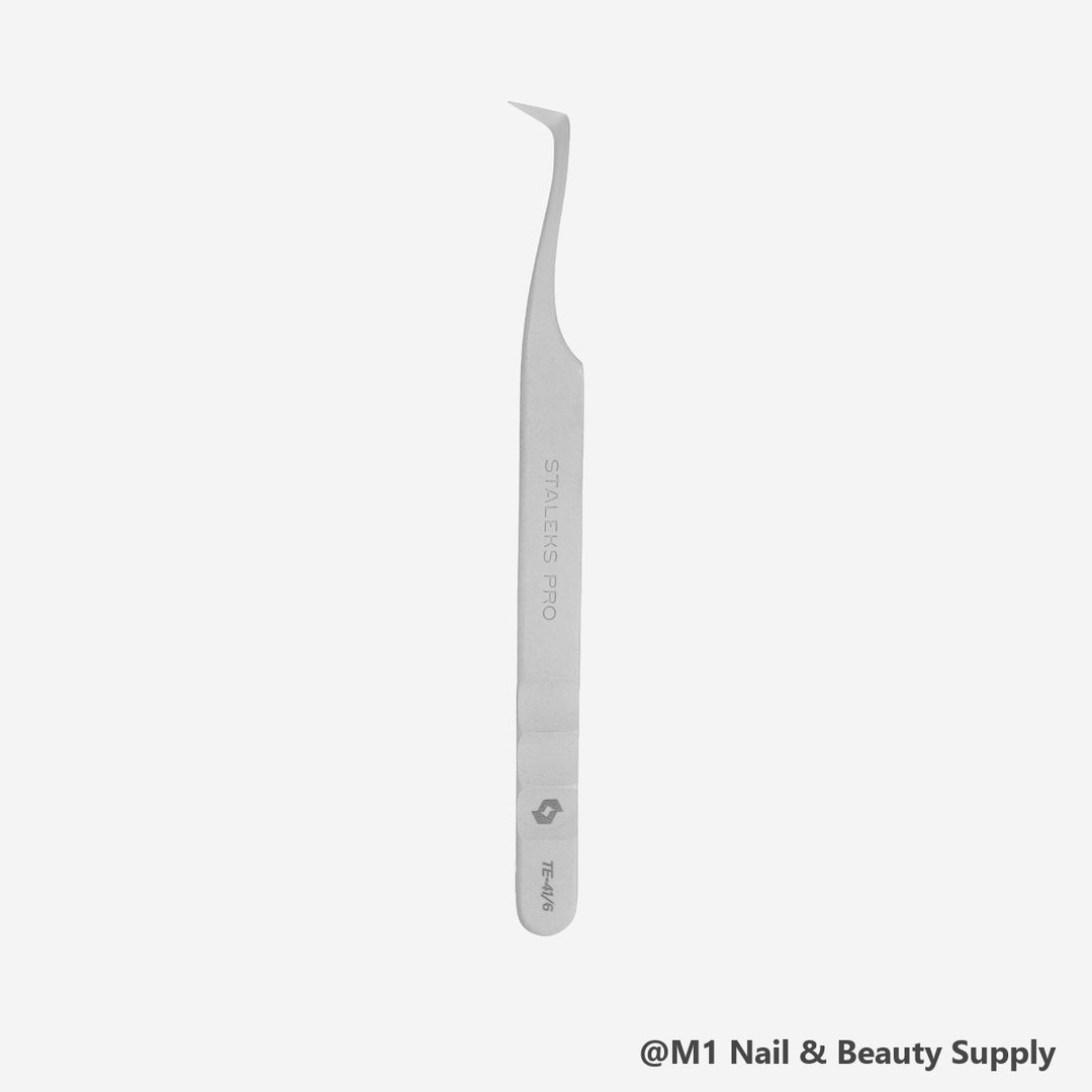 Staleks Expert 41 L-shape eyelash tweezers TE-41/6