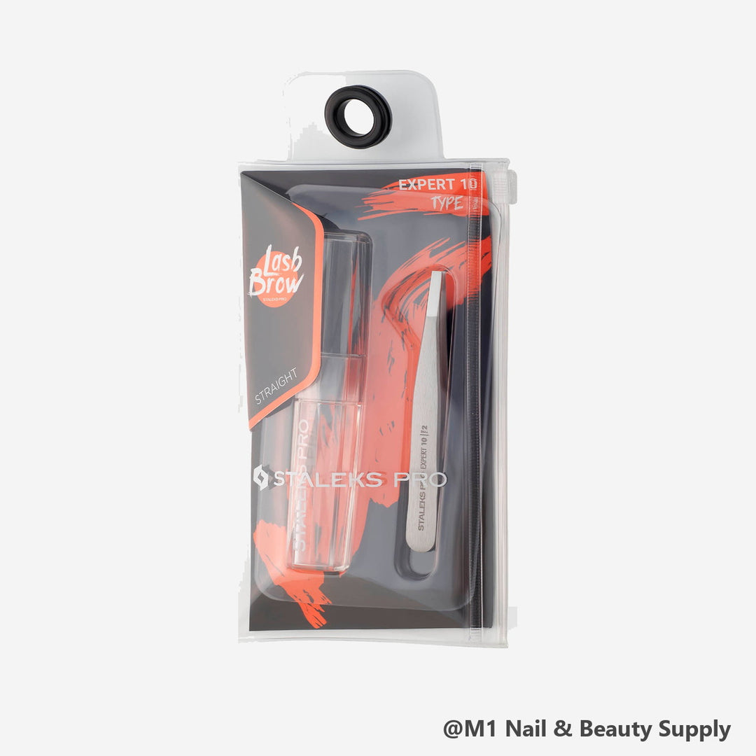 Staleks Expert 10 narrow straight eyebrow tweezers TE-10/2 (view 3)