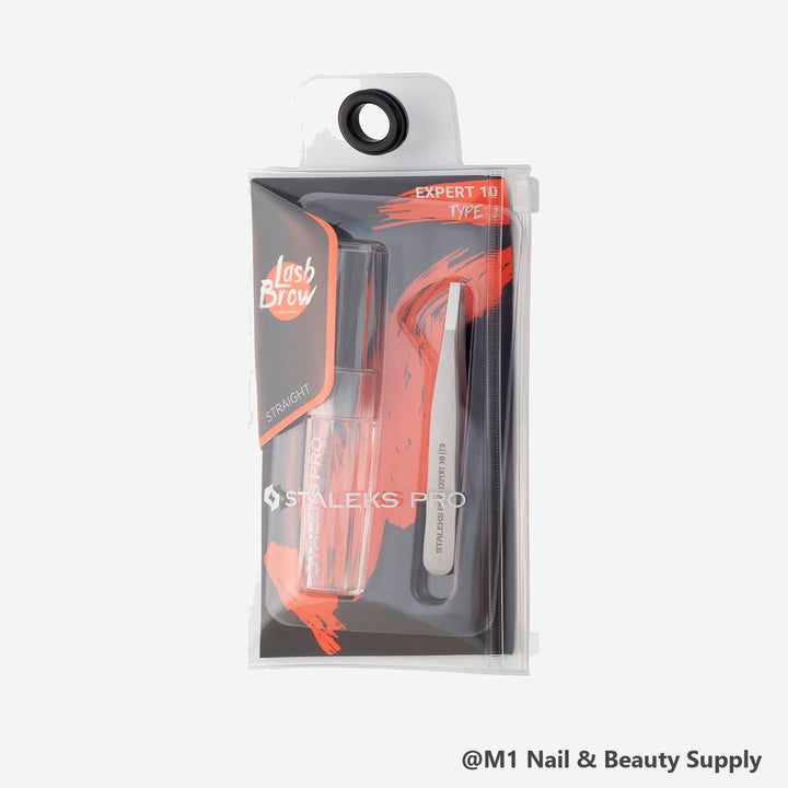 Staleks Expert 10 narrow straight eyebrow tweezers TE-10/2 (view 3)