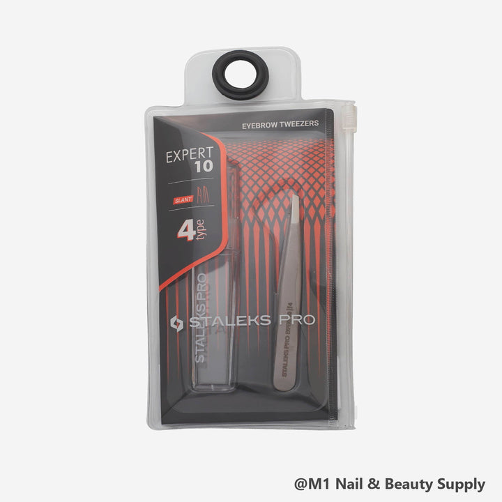 Staleks Expert 10 slant eyebrow tweezers TE-10/4 (view 3)