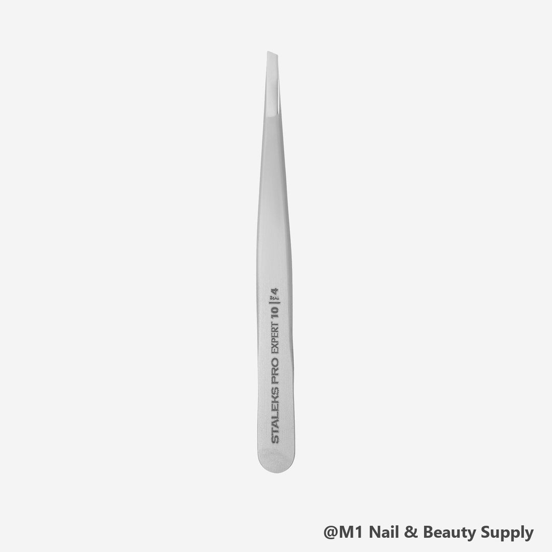 Staleks Expert 10 slant eyebrow tweezers TE-10/4