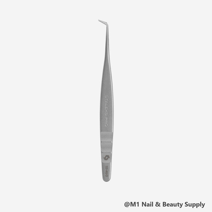 Staleks Expert 40 curved eyelash tweezers TE-40/2
