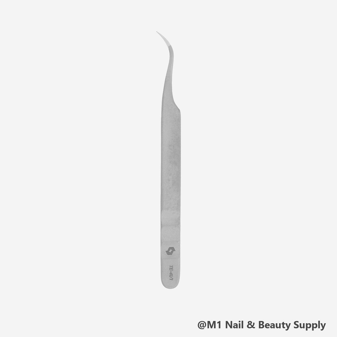 Staleks Expert 41 curved eyelash tweezers TE-41/1