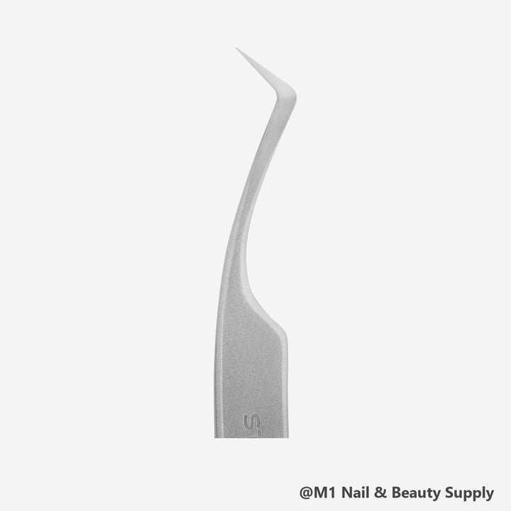 Staleks Expert 41 curved L-shape eyelash tweezers TE-41/2 (view 2)