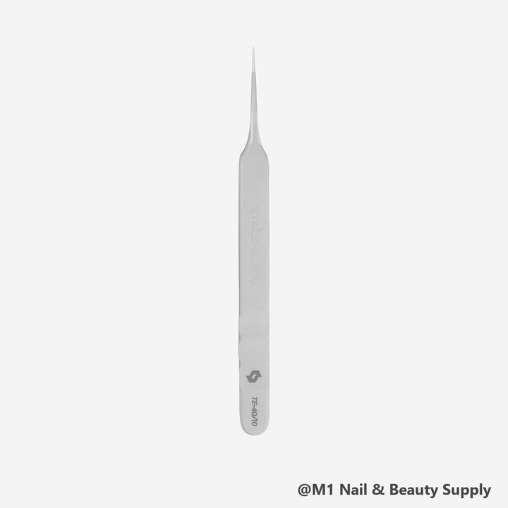 Staleks Expert 40 straight eyelash tweezers TE-40/10