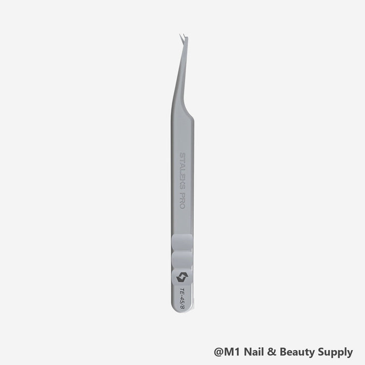 Staleks Expert 45 fiber tip mini L eyelash tweezers TE-45/8