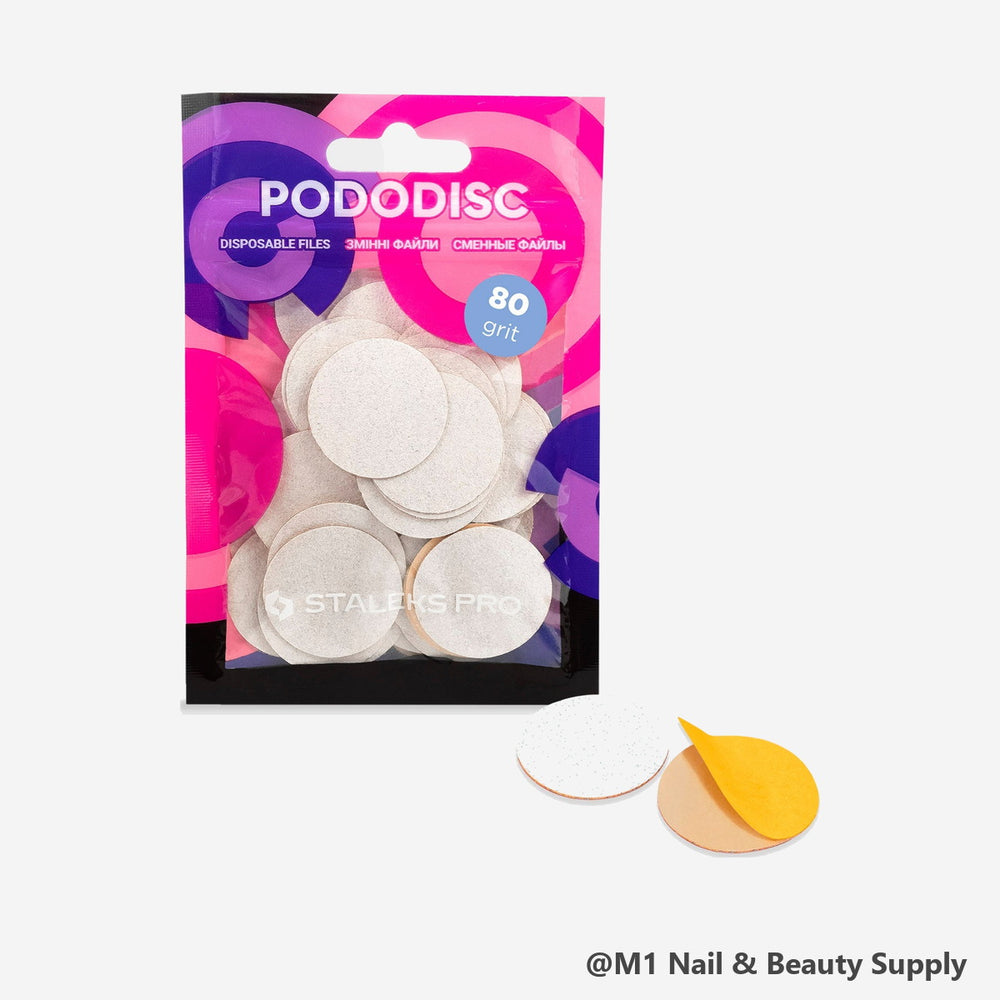 Staleks Pododisc white refill pads L 25 mm, 320 grit, 50 pcs (view 2)
