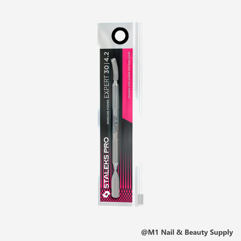 Staleks Expert 30 wide rounded cuticle pusher with blade PE-30/4.2 (view 2)