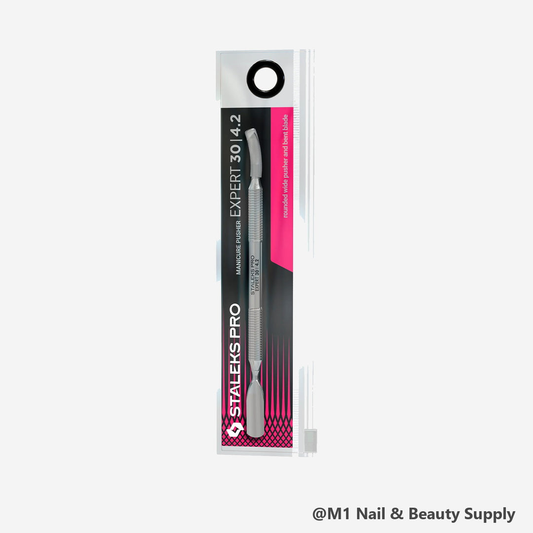 Staleks Expert 30 wide rounded cuticle pusher with blade PE-30/4.2 (view 2)