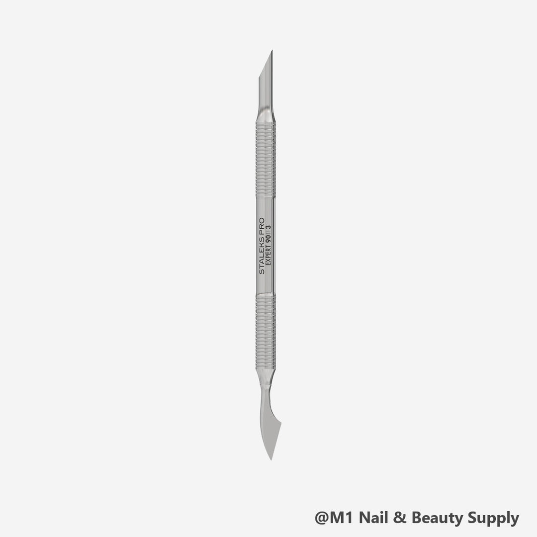 Staleks Expert 90 slanted pusher and cleaner for tough cuticles PE-90/3