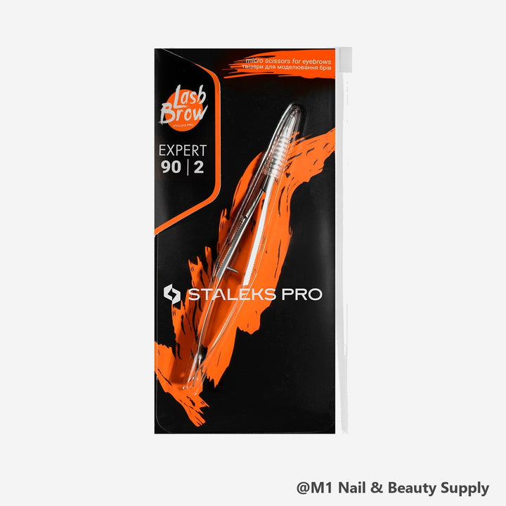 Staleks Expert 90 eyebrow micro scissors SE-90/2 (view 2)