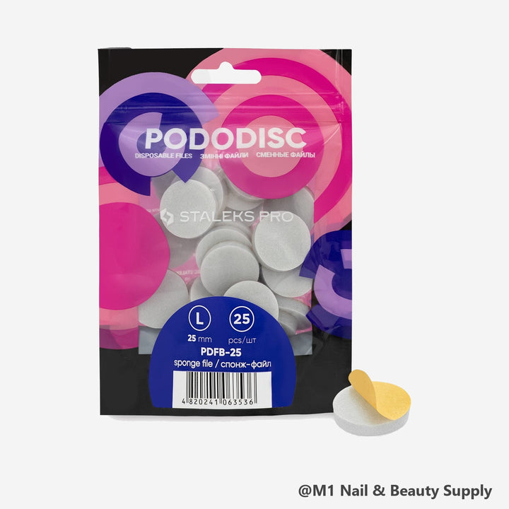 Staleks Pododisc disposable foam files L 25 mm, 25 pcs (view 2)