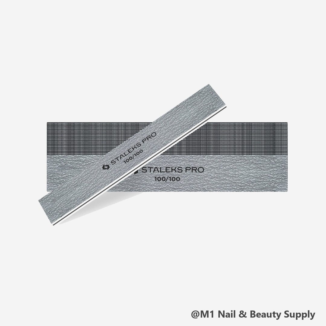 Staleks Straight wide mineral nail file 100/100 g (1 pc) (view 2)