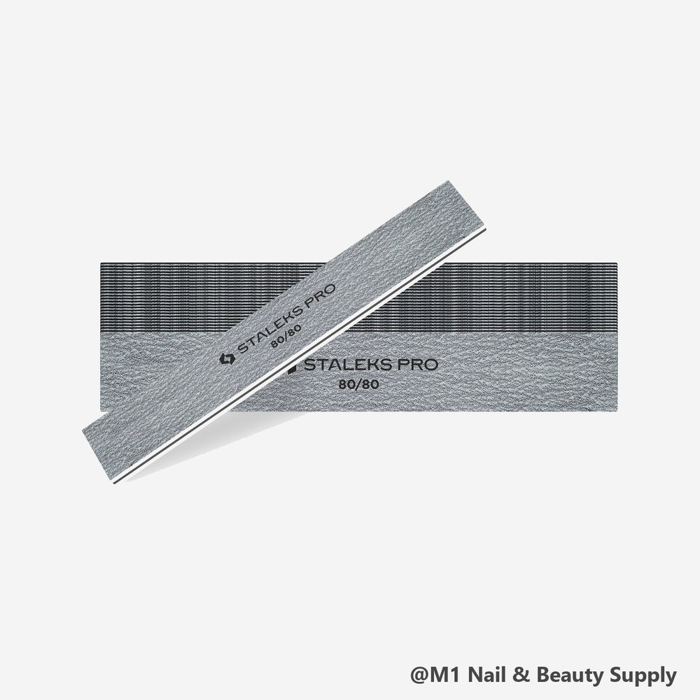Staleks Straight wide mineral nail file 80/80 grit (1 pc) (view 2)