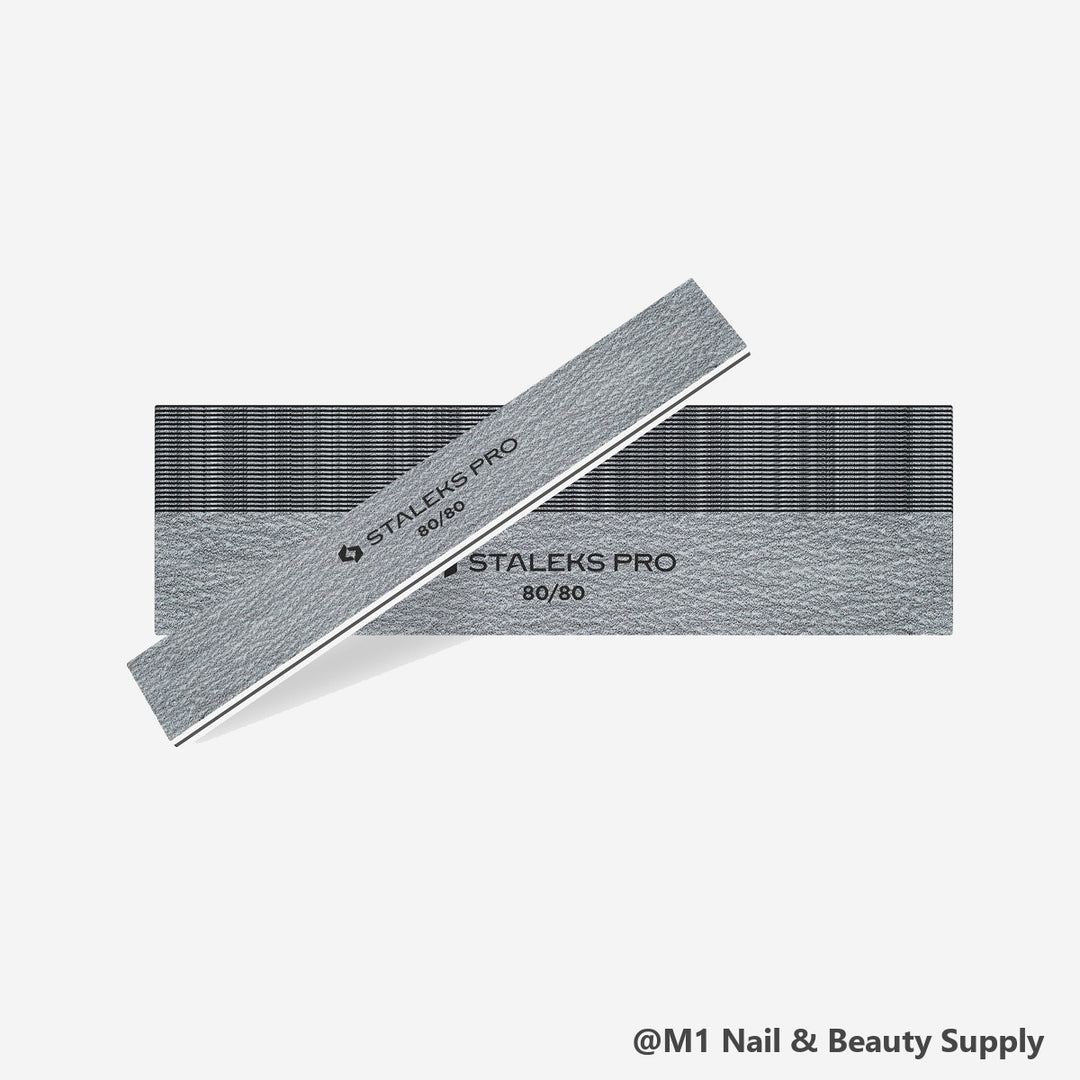 Staleks Straight wide mineral nail file 80/80 grit (1 pc) (view 2)