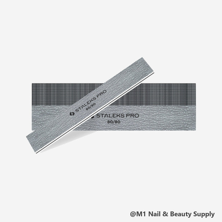 Staleks Straight wide mineral nail file 80/80 grit (1 pc) (view 2)