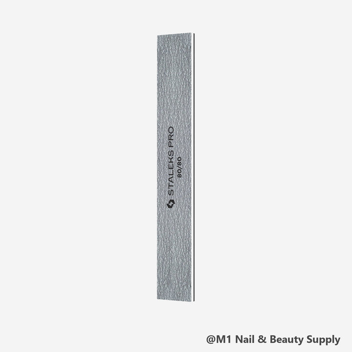 Staleks Straight wide mineral nail file 80/80 grit (50 pcs)