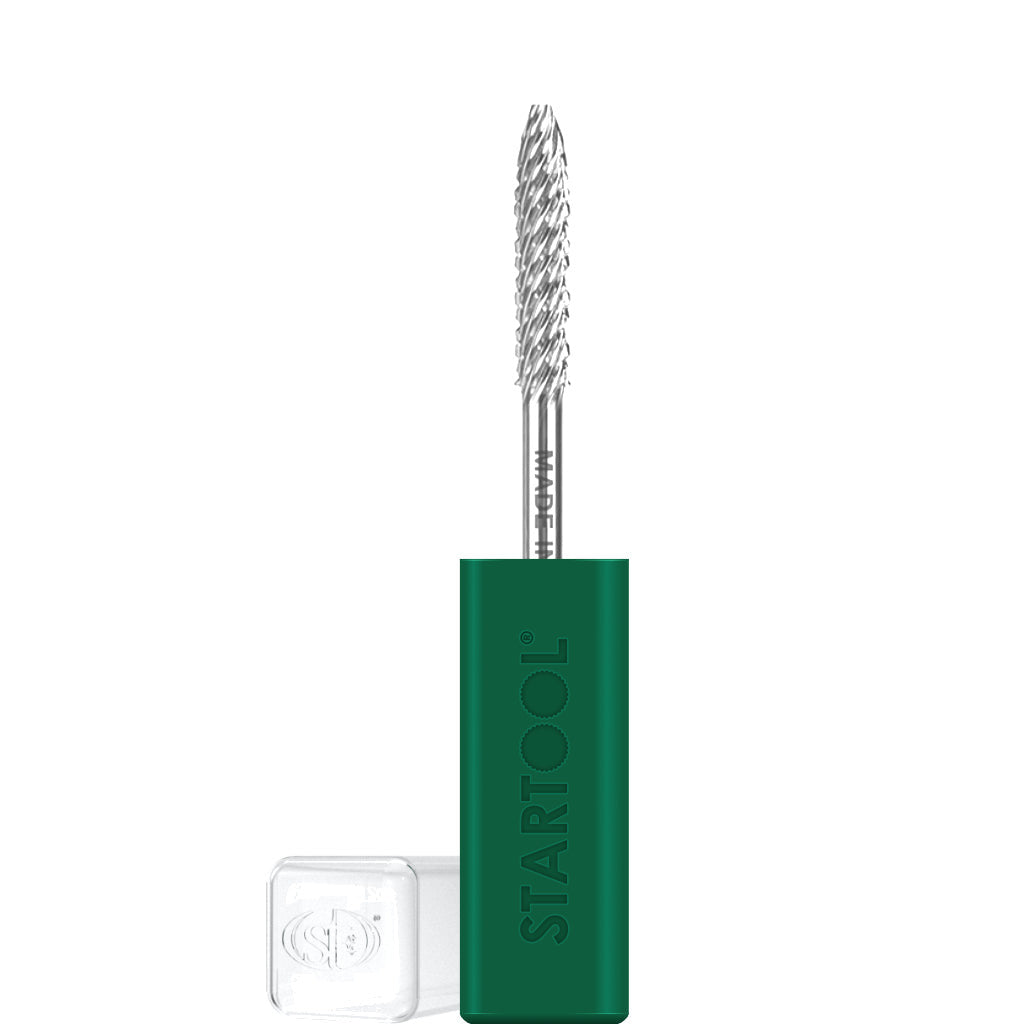 Startool Cone Large Under Nail Cleaner nail drill bit, 3/32" shank, silver finish