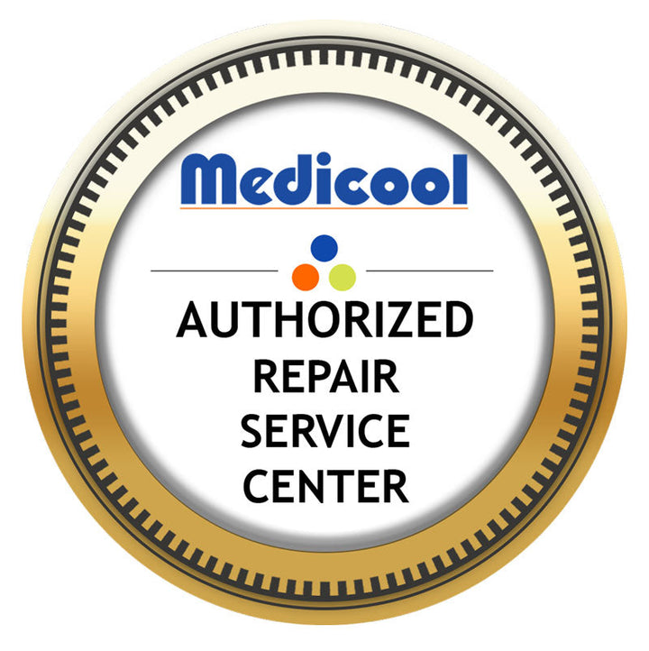 Medicool Authorized Repair Service Center badge - M1 Nail &amp; Beauty Supply, Markham
