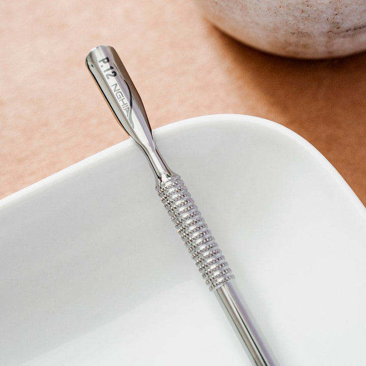 NGHIA P-12 cuticle pusher in use