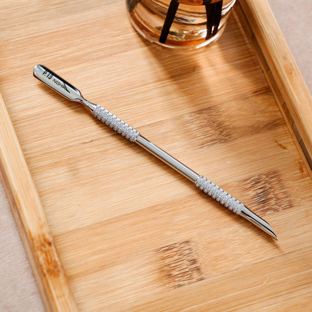 NGHIA P-13 cuticle pusher in use